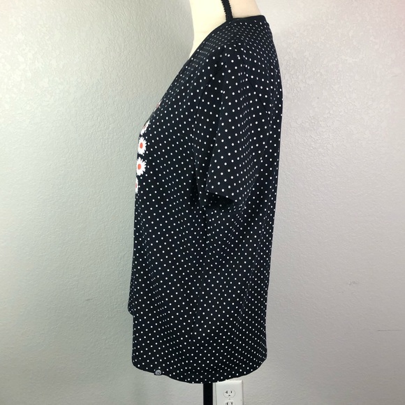 Desigual Polka Dot Floral Tee - Picture 4 of 11